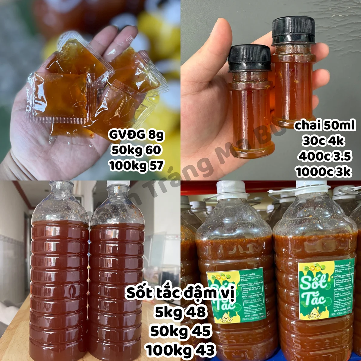 1kg Sốt tắc đậm vị