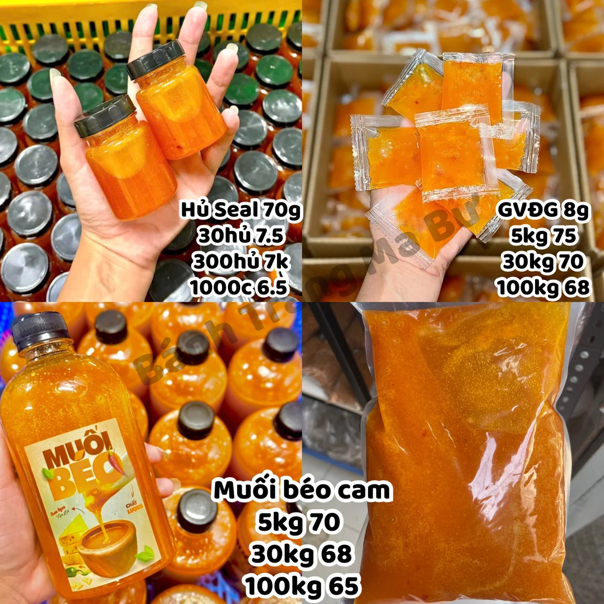 1kg Muối béo cam