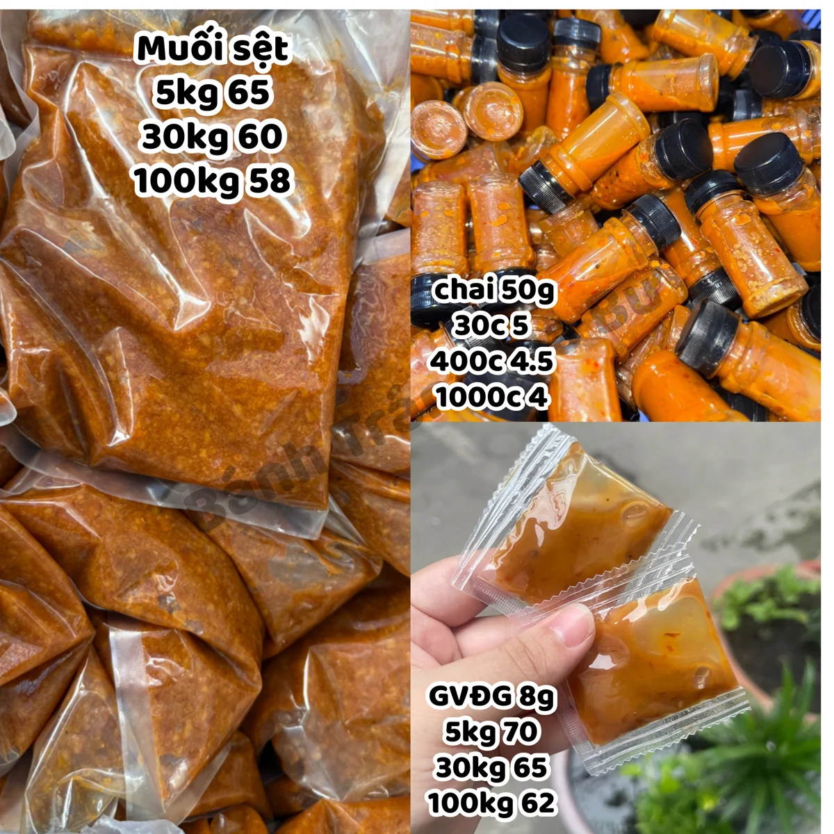 1kg Sốt muối sệt xá