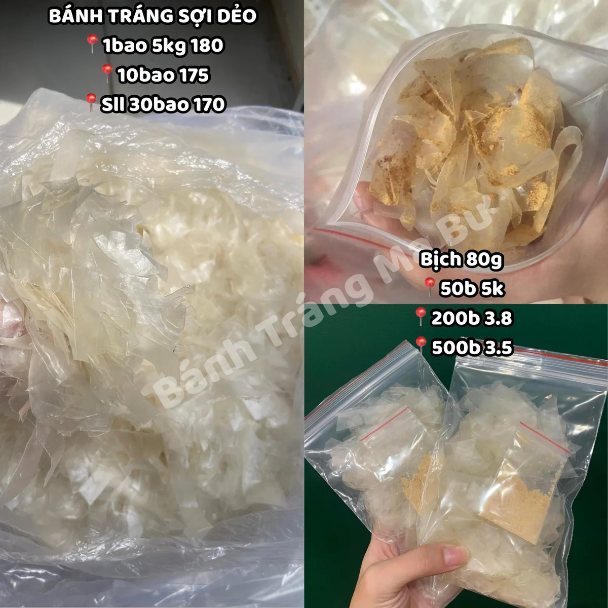 1kg BT Sợi dẻo k bơ 