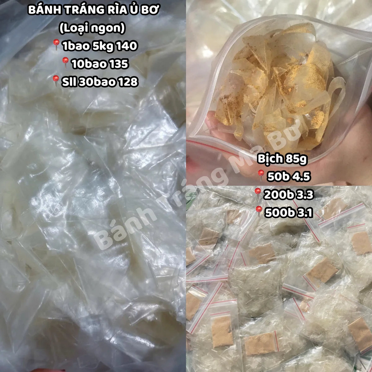 1kg BT Rìa ủ bơ