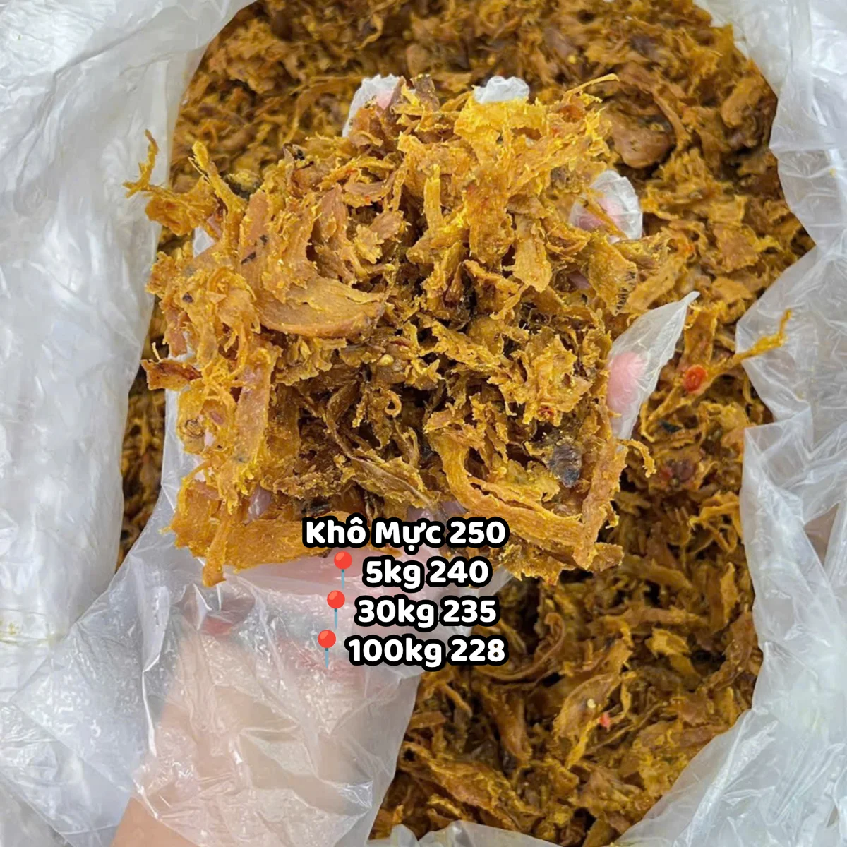 1kg Khô mực vàng ráo