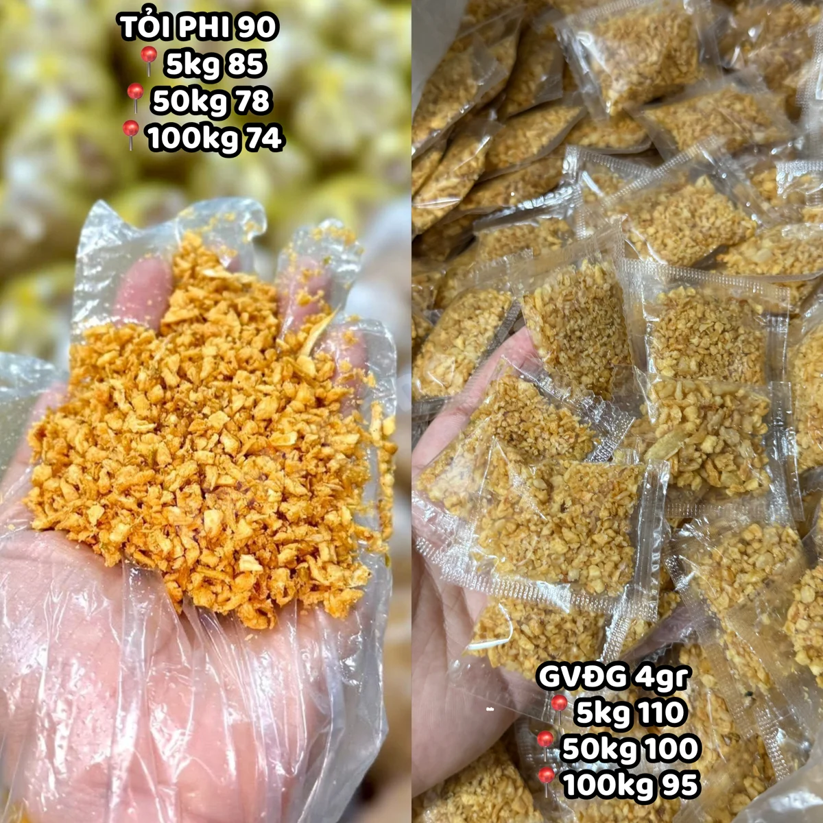 1kg Tỏi phi giòn