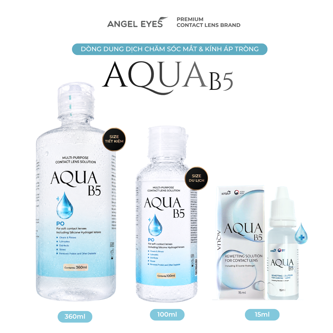 COMBO NƯỚC NGÂM & NHỎ MẮT KÍNH ÁP TRÒNG AQUA B5