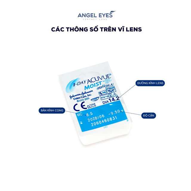 LENS 1 NGÀY TRONG SUỐT ACUVUE MOIST CAO CẤP CỦA MỸ CÓ ĐỘ CẬN TỪ 1 ĐẾN 10 ĐỘ