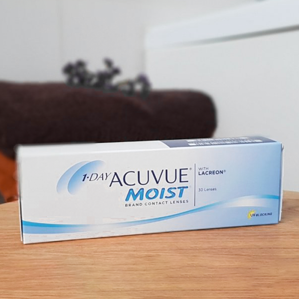 LENS 1 NGÀY TRONG SUỐT ACUVUE MOIST CAO CẤP CỦA MỸ CÓ ĐỘ CẬN TỪ 1 ĐẾN 10 ĐỘ