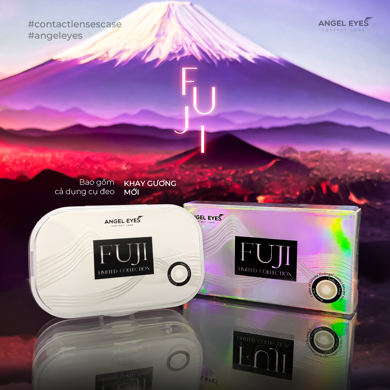 LENS MẮT NHỎ FUJI GRAY - LENS MÀU XÁM KHÓI TÂY SIÊU TỰ NHIÊN VỚI ĐỘ CẬN TỪ 0 - 8 ĐỘ