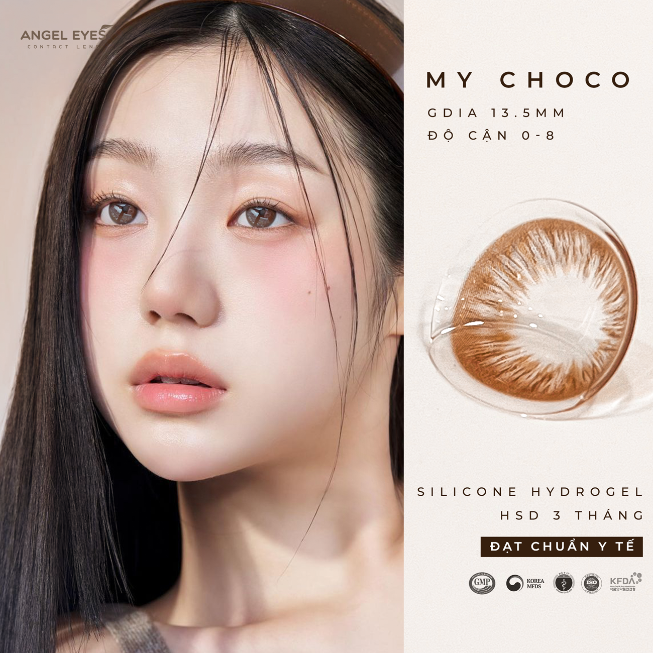 Kính áp tròng My Choco Silicone Hydrogel