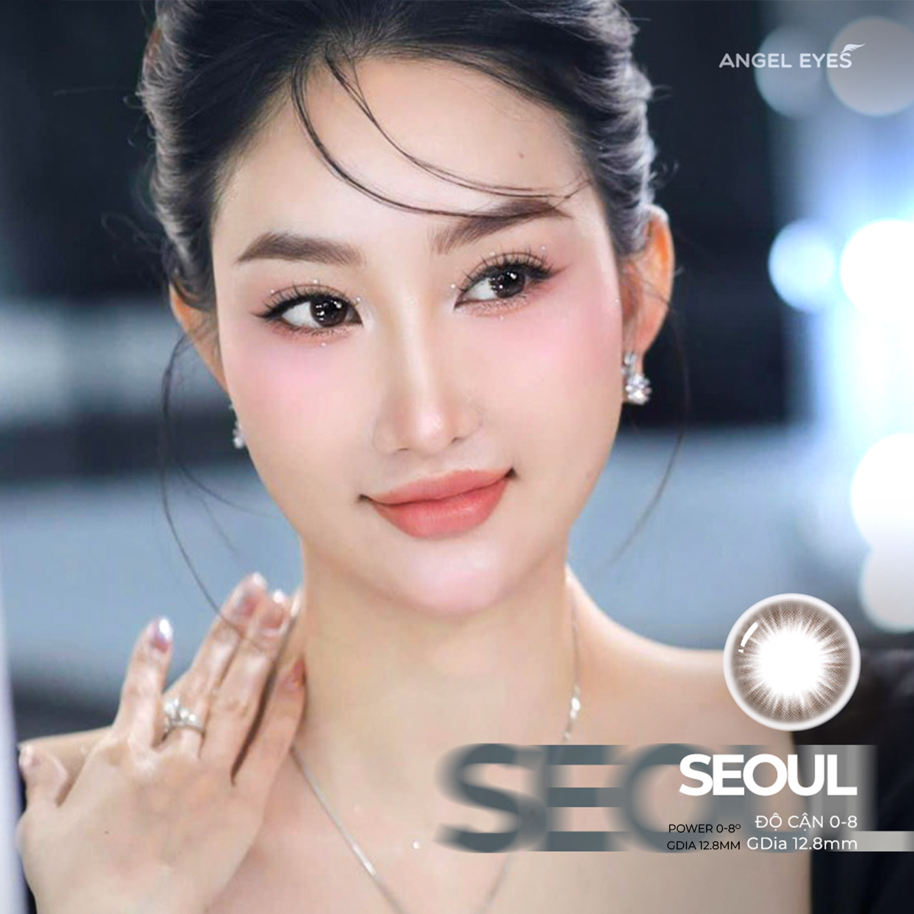 LENS NÂU SEOUL BROWN CHỐNG TIA UV