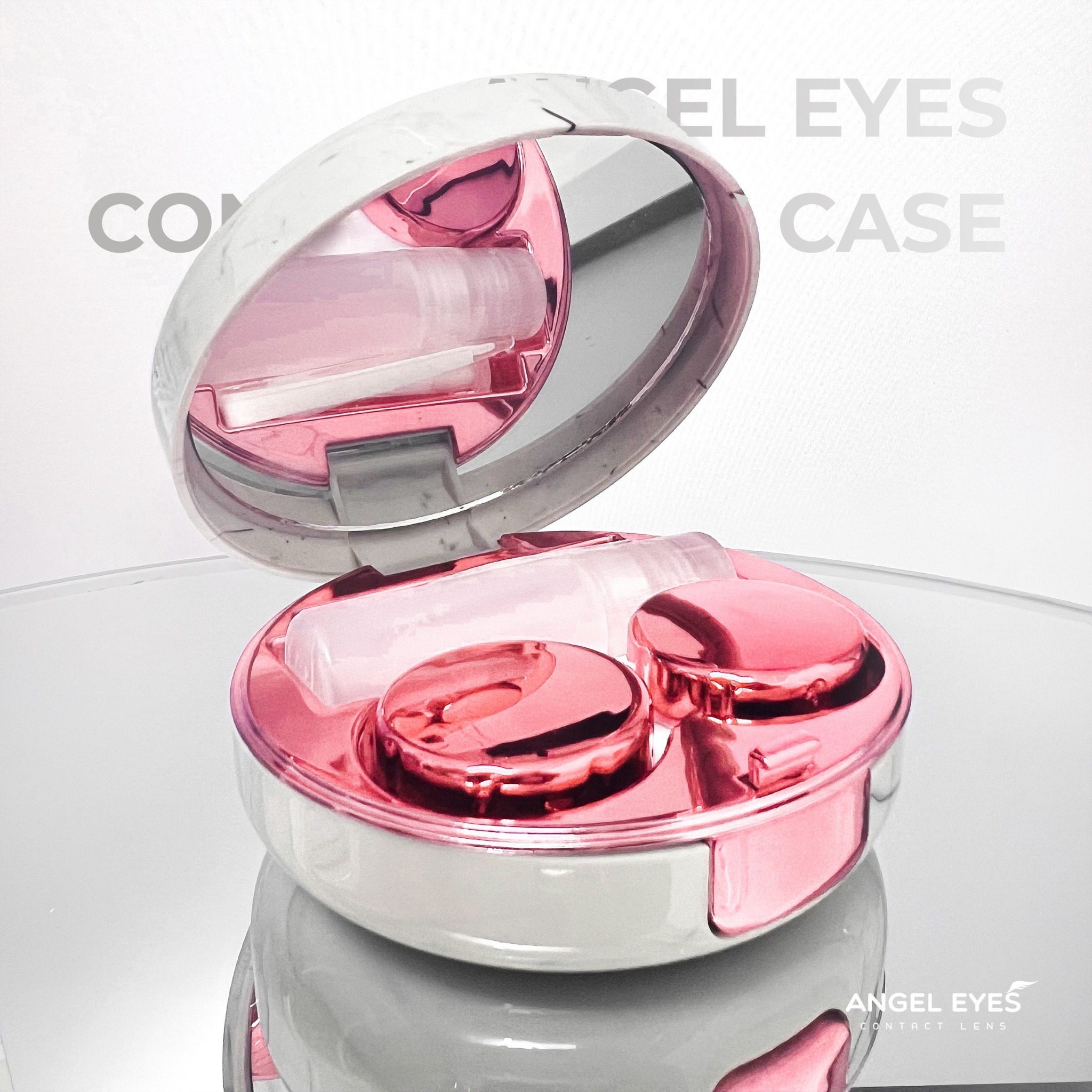 Khay đựng lens vân đá marble
