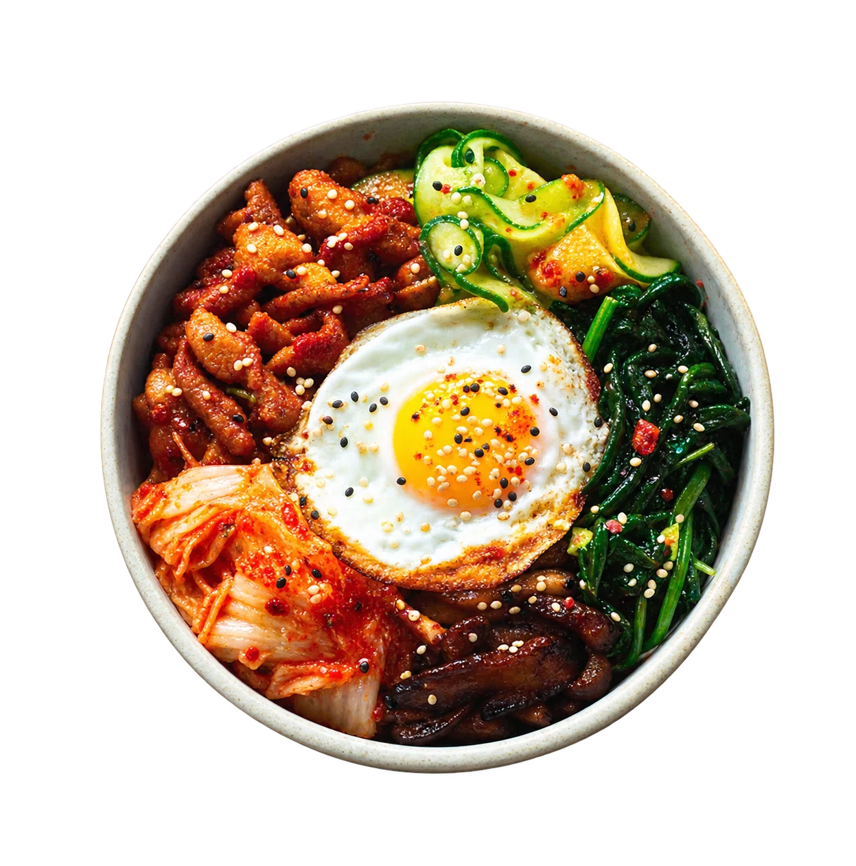 Bibimbap mit Huhn