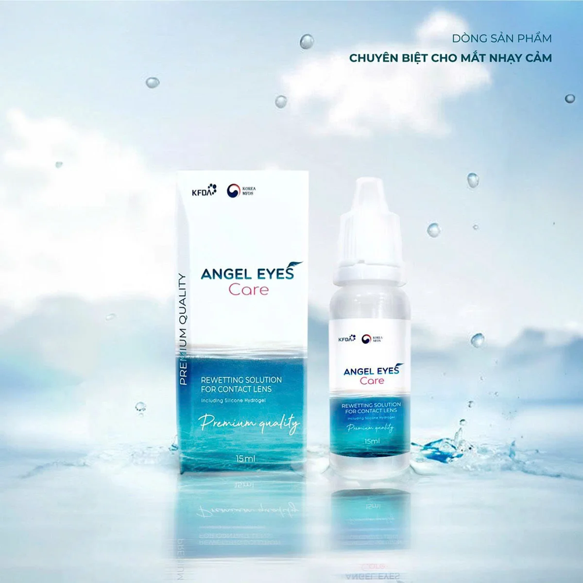 Nhỏ mắt lens Angel Eyes Care 15ml
