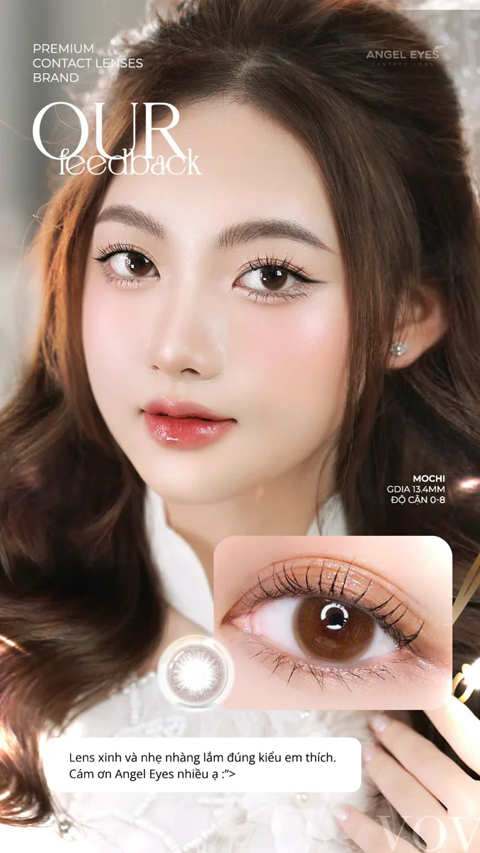 Kính áp tròng Mochi Brown